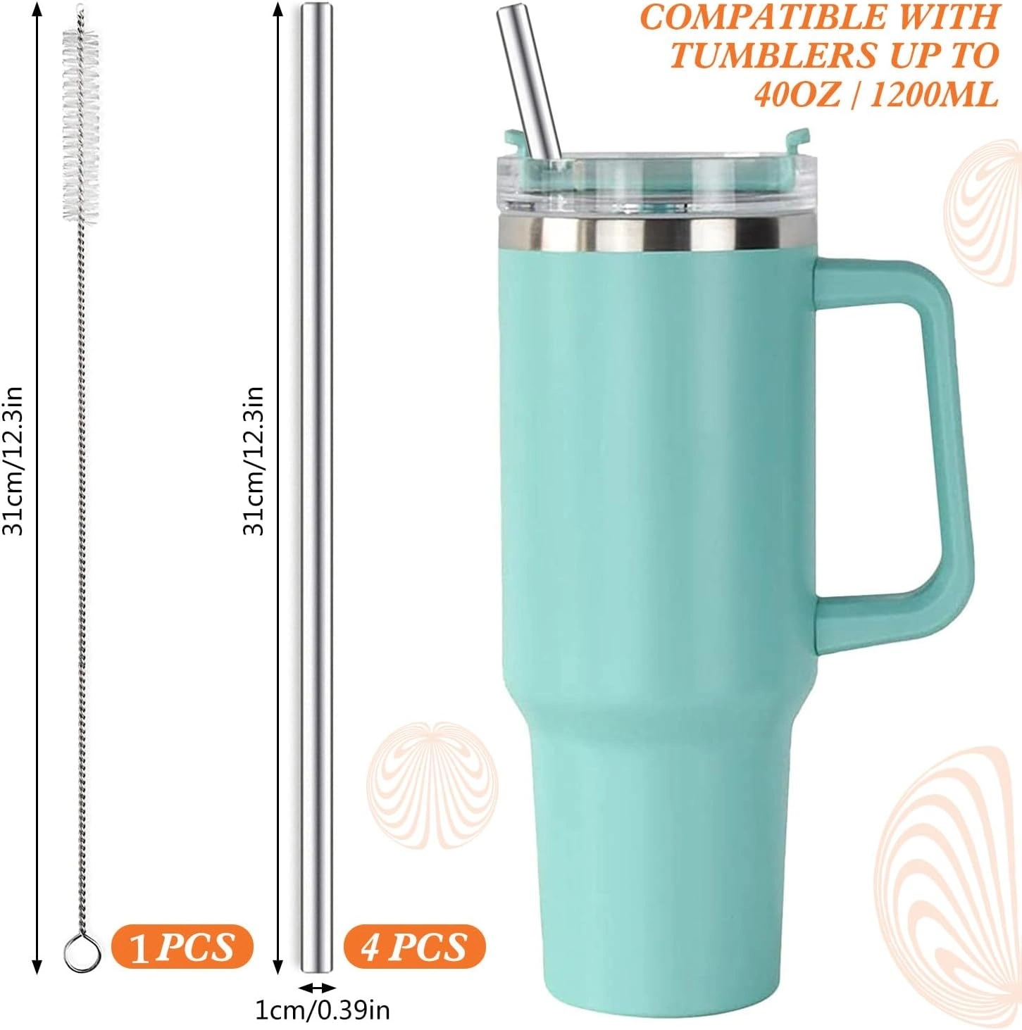 3 Parça Paslanmaz Çelik Pipet Seti