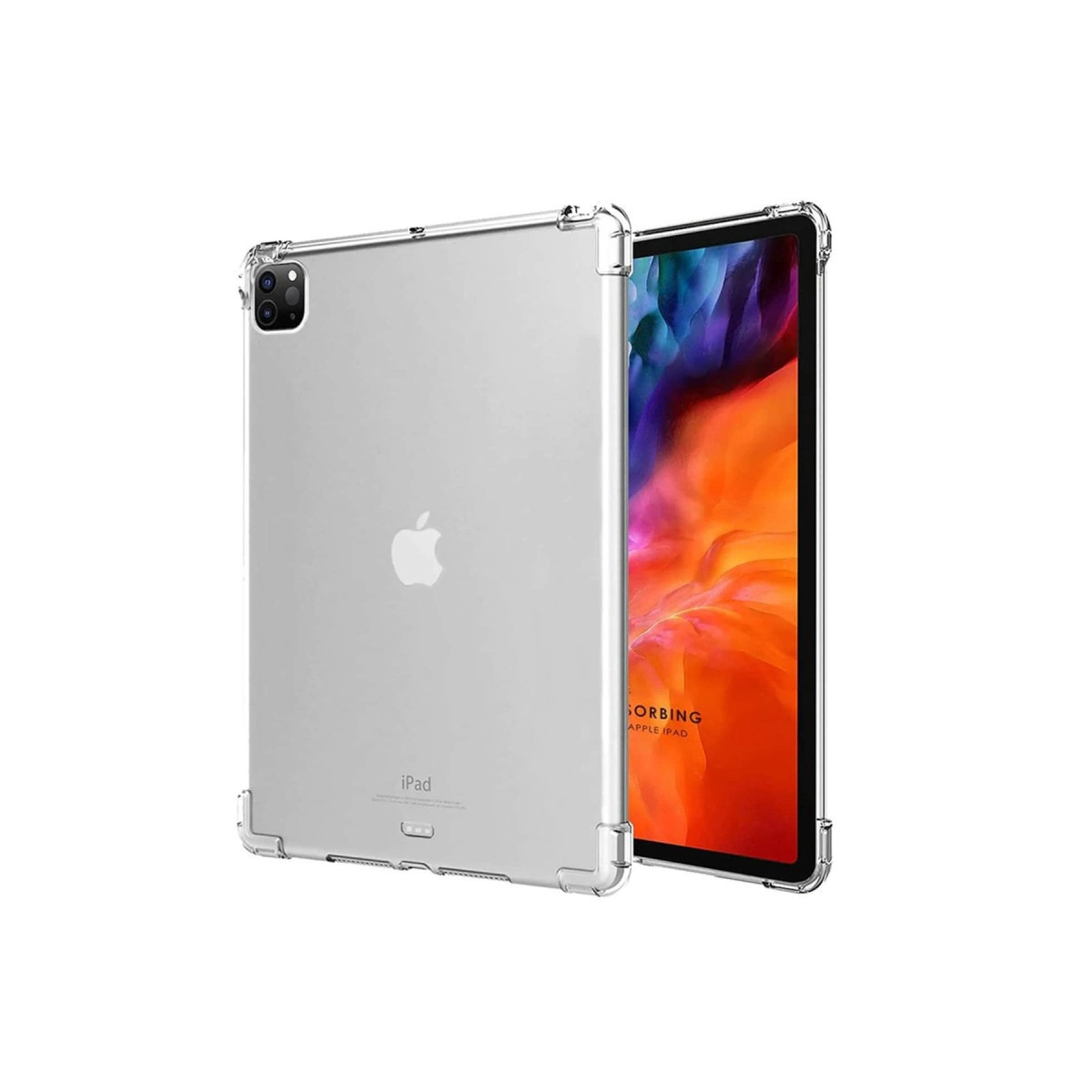 İpad Pro 11 (2018) Kılıf Anti Shock Tablet Silikon - Şeffaf