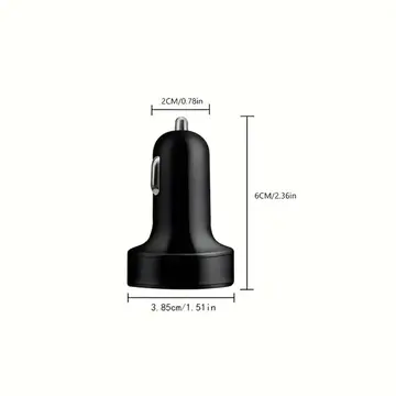 6 Portlu Hızlı Araç Şarj Cihazı – 4 Usb + 2 Type-c Çıkışlı Dijital Göstergeli Oto Şarjı