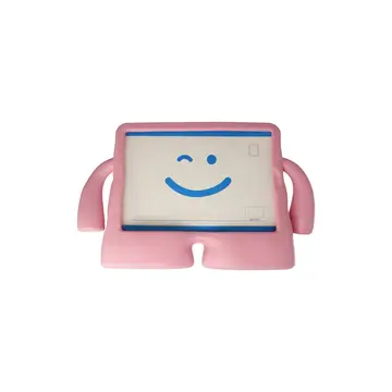 Samsung Galaxy Tab A9 Kılıf Karakter Tablet Silikon - Açık Pembe
