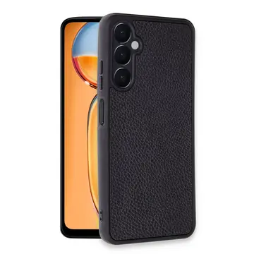 Samsung Galaxy M15 Kılıf Aras Deri Kapak - Siyah