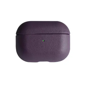 Airpods Pro 2 (2.nesil) 405 Deri Kılıf - Mor