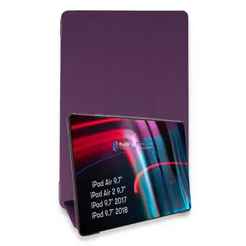 İpad 5 Air 9.7 Kılıf Tablet Smart Kılıf - Mor
