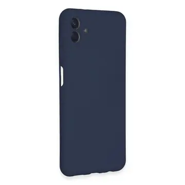 Samsung Galaxy A04e Kılıf Nano İçi Kadife Silikon - Lacivert