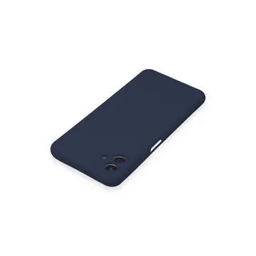 Samsung Galaxy A04e Kılıf Nano İçi Kadife Silikon - Lacivert