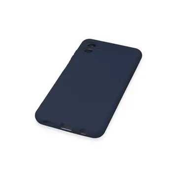 Samsung Galaxy A04e Kılıf Nano İçi Kadife Silikon - Lacivert