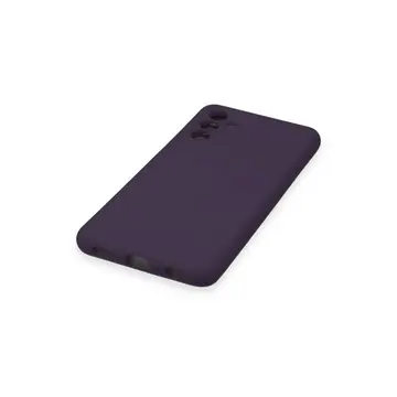 Samsung Galaxy A14 4g Kılıf Nano İçi Kadife Silikon - Mor