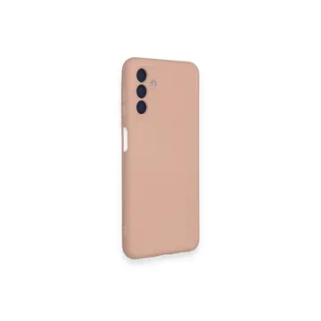 Samsung Galaxy A14 4g Kılıf Nano İçi Kadife Silikon - Pudra