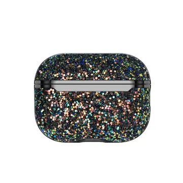 Onegif  Airpods 3 (3.nesil) Bright Simli Airpods Kapak - Siyah
