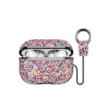 Onegif  Airpods Pro 2 (2.nesil) Bright Simli Airpods Kapak - Gold