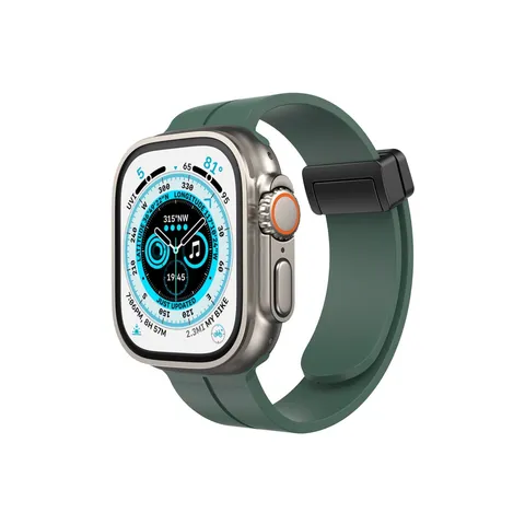 Watch 42mm Kr412 Elegance Stylısh Kordon - Koyu Yeşil