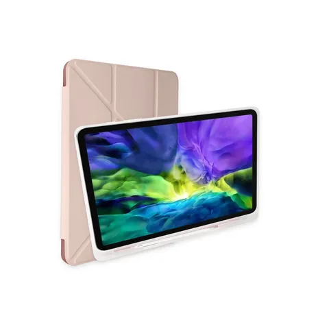 Xiaomi Mi Pad 5 11 Kılıf Kalemlikli Mars Tablet Kılıfı - Rose Gold