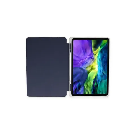 İpad Pro 11 (2018) Kılıf Kalemlikli Mars Tablet Kılıfı - Lacivert