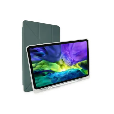 Xiaomi Redmi Pad Kılıf Kalemlikli Mars Tablet Kılıfı - Koyu Yeşil