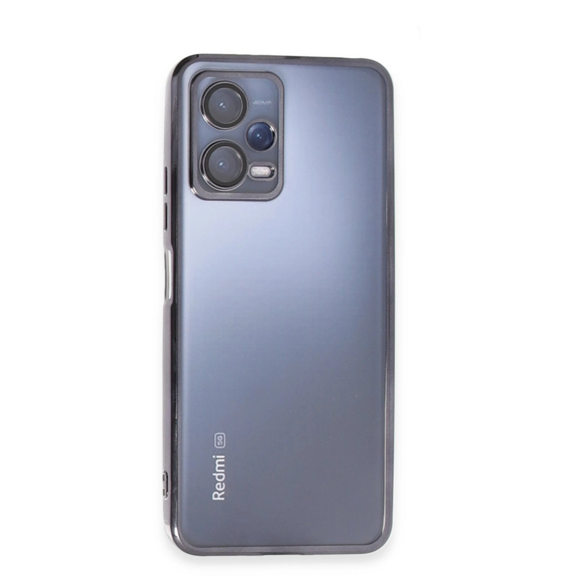 Xiaomi Redmi Note 12 5g Kılıf Razer Lensli Silikon - Siyah